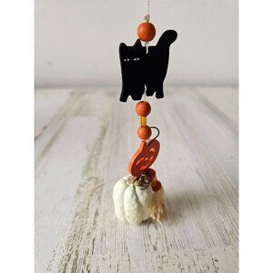 Midwest Cannon falls pumpkin cat ornament jack-o'-lantern Salem collection Hallo